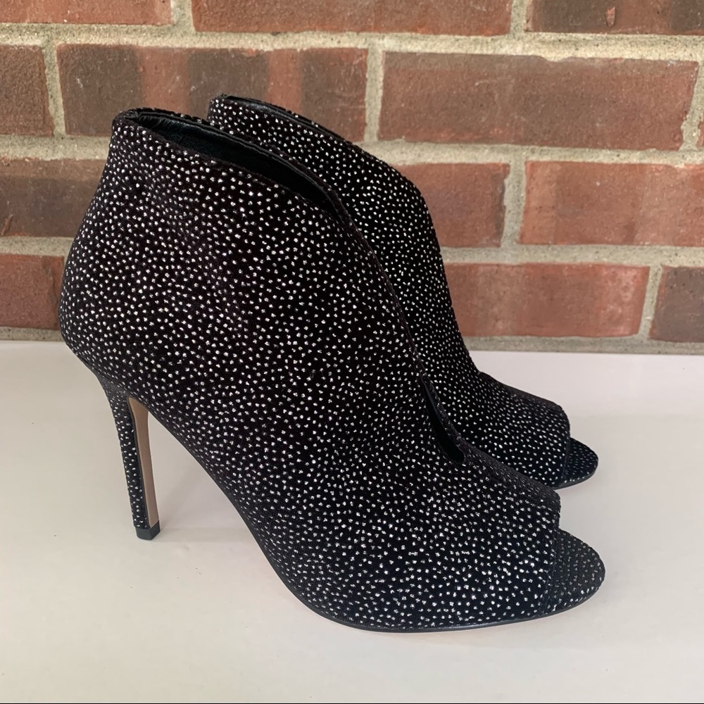 Nina Merima peep toe high heel ankle boots women’s size US 8.5 M NEW